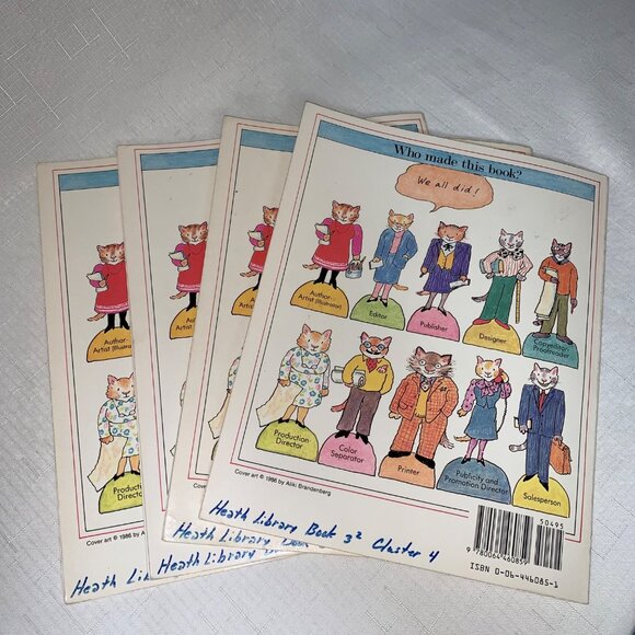 Vtg How A Book Is Made Aliki Reading Rainbow Set Of 4 Paperback Childrens Books - Picture 2 of 5